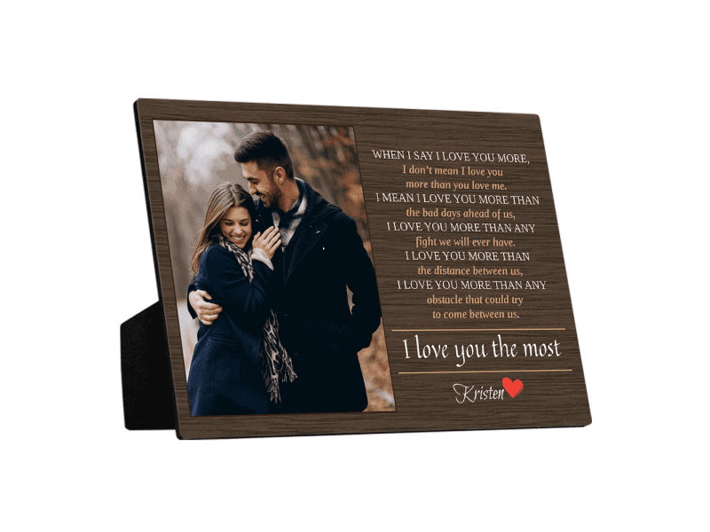 6 month anniversary gift for him: Six Months Together Anniversary Picture Frame