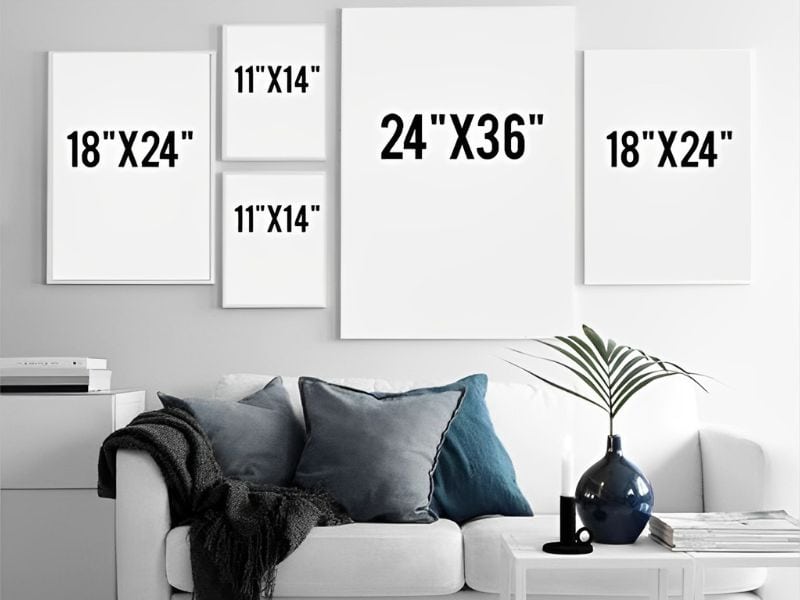 Size and Dimensions of Canvas Print