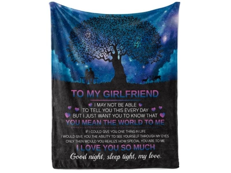 To My Girlfriend Blanket