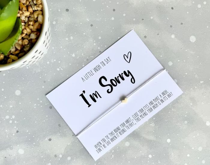 making up gift: A Little Wish to Say I’m Sorry Bracelet