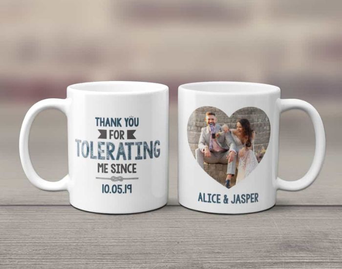apology gifts for her: Thank You For Tolerating Me Mug