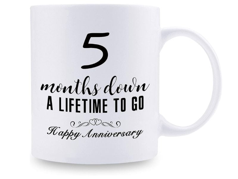 5-Month Anniversary Mugs