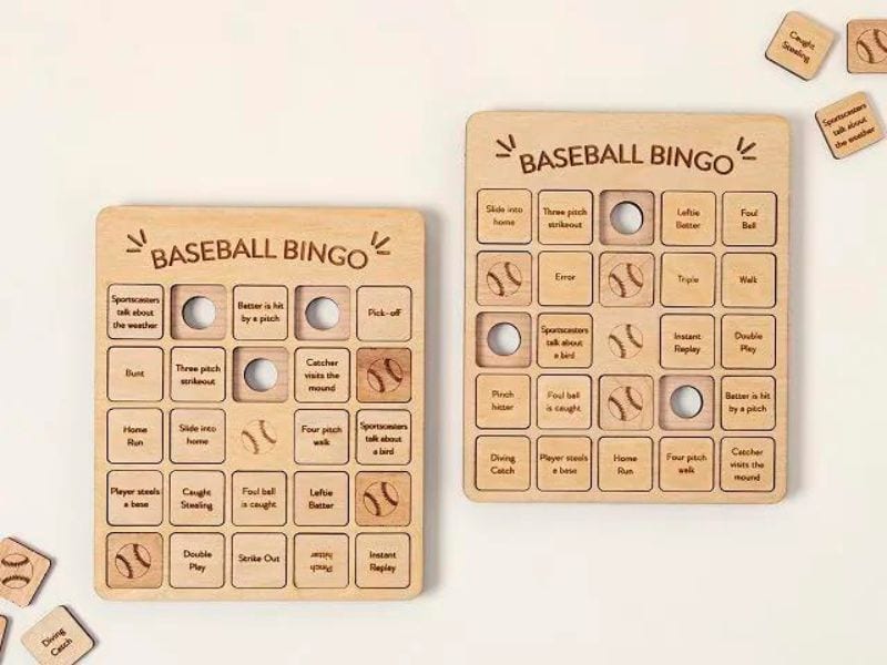 Baseball Bingo Set of 2