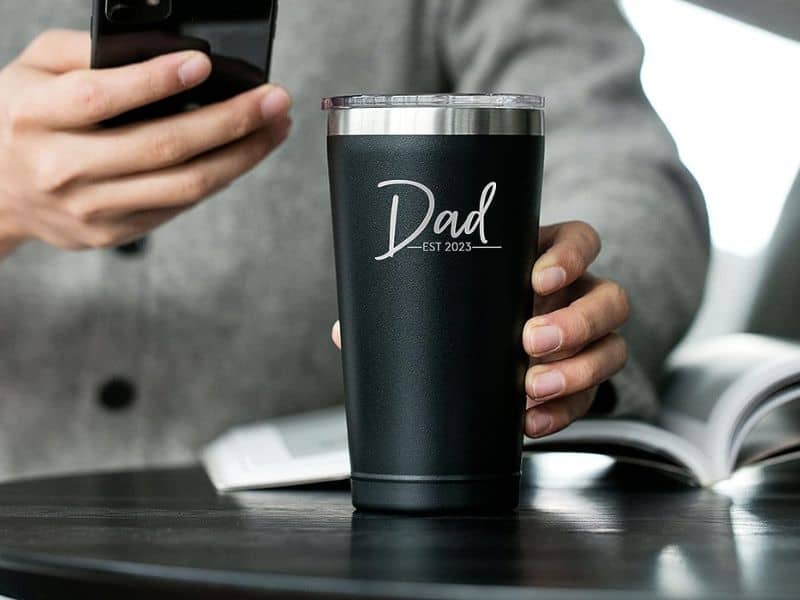 First-Time Dad Tumbler - practical gifts for expecting dads