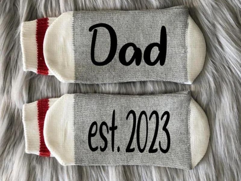 Future Dad Socks - valentine's day gifts for expecting dads