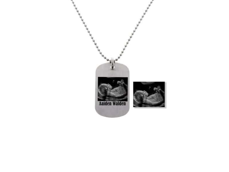 Ultrasound Necklace - best gifts for expecting dads