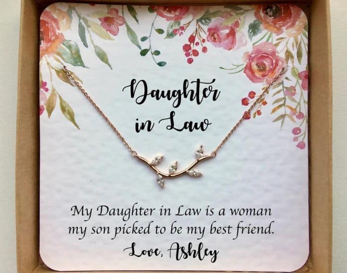 Family Branch Necklace - gifts for daughter-in-law