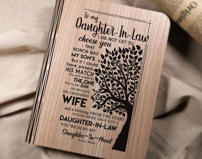 Daughter-In-Law Book-shaped Lamp