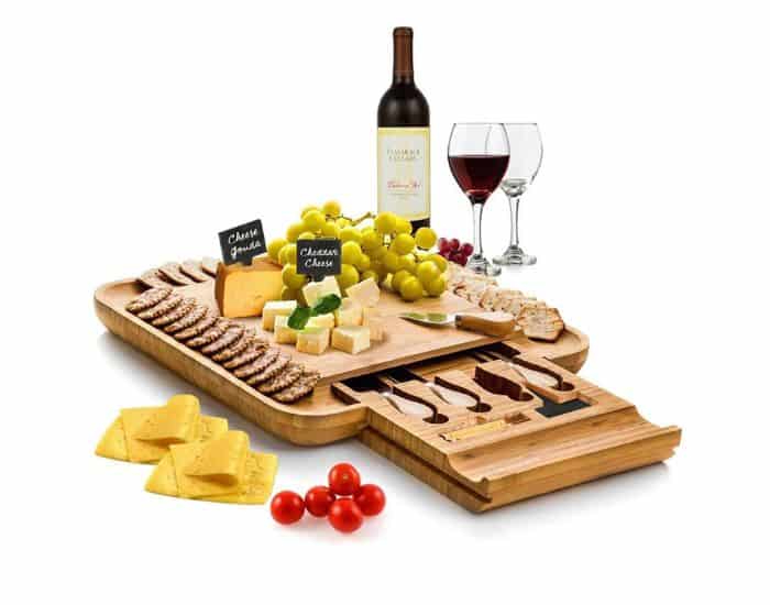 Bamboo Cheese Board Set - gifts for daughter-in-law