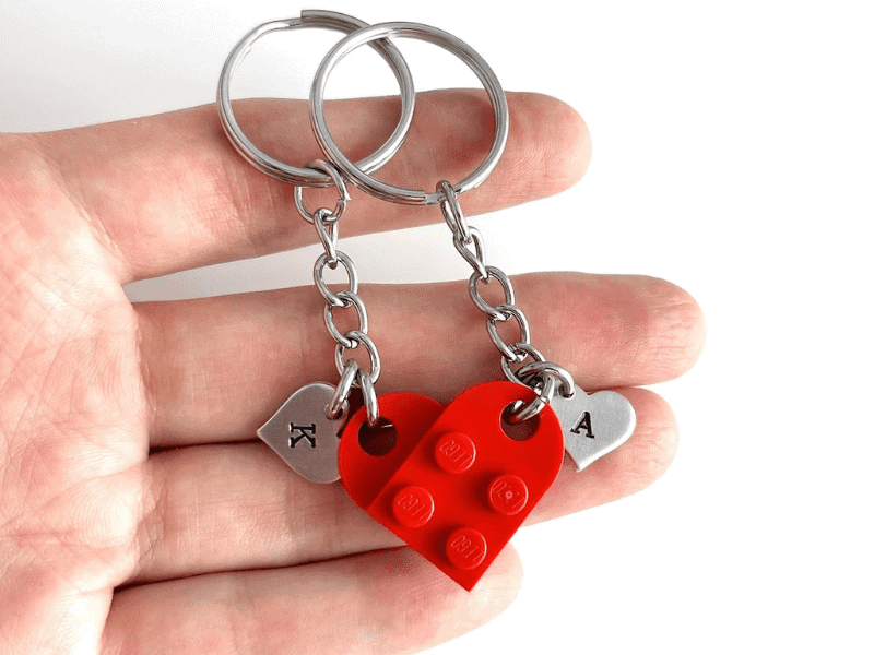 Heart Keychain Set 