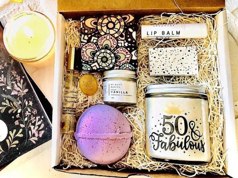 best 50th birthday gifts for her: 50th Birthday Gift Box