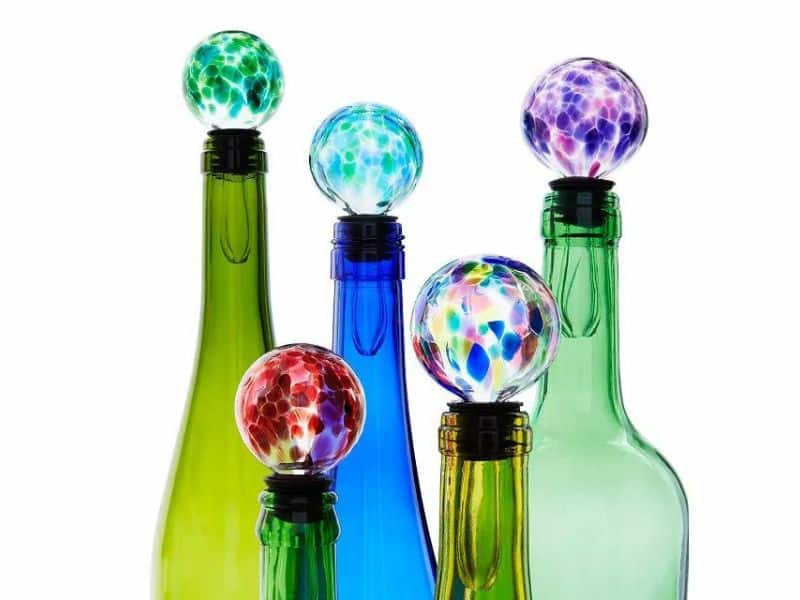 best 50th birthday gifts for her: Birthstone Wine Bottle Stopper