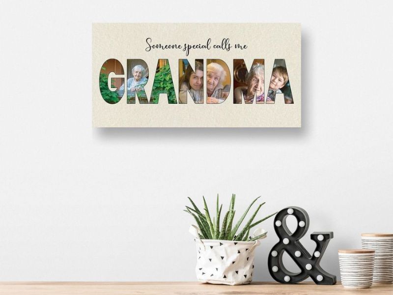 Someone Special Calls Me Grandma Photo Canvas