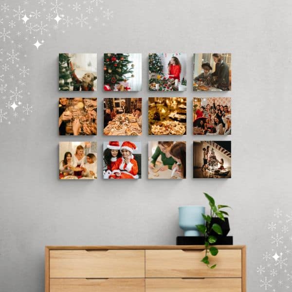 friends christmas: Design Your Own Photo Tiles
