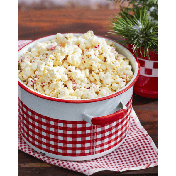 Sweet and Savory Peppermint Popcorn: Day 12 Twelve Drummers Drumming