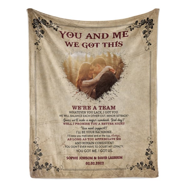 You And Me We Got This Valentine Blanket
