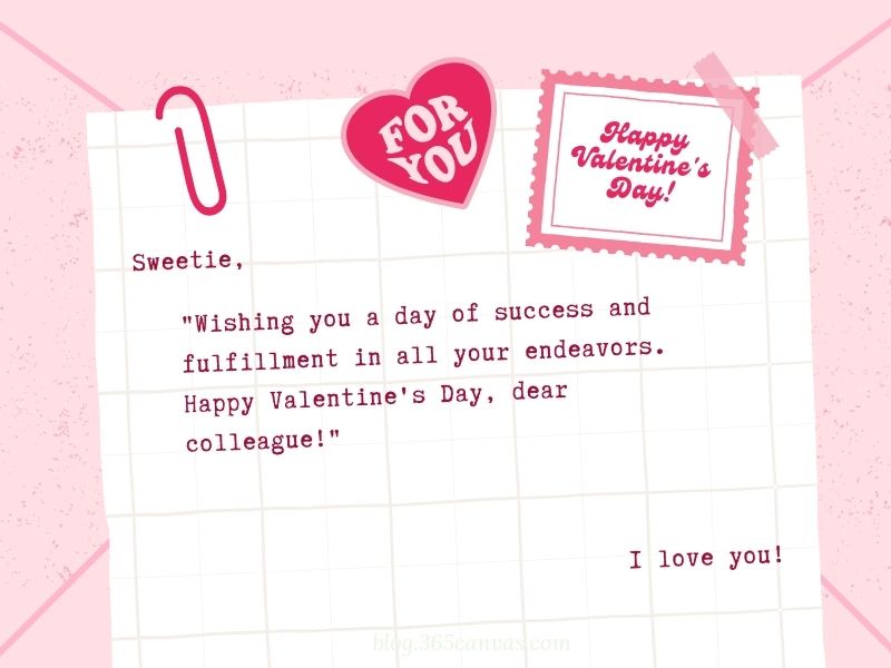 Sweet Valentine’s Day Sayings for Coworkers 