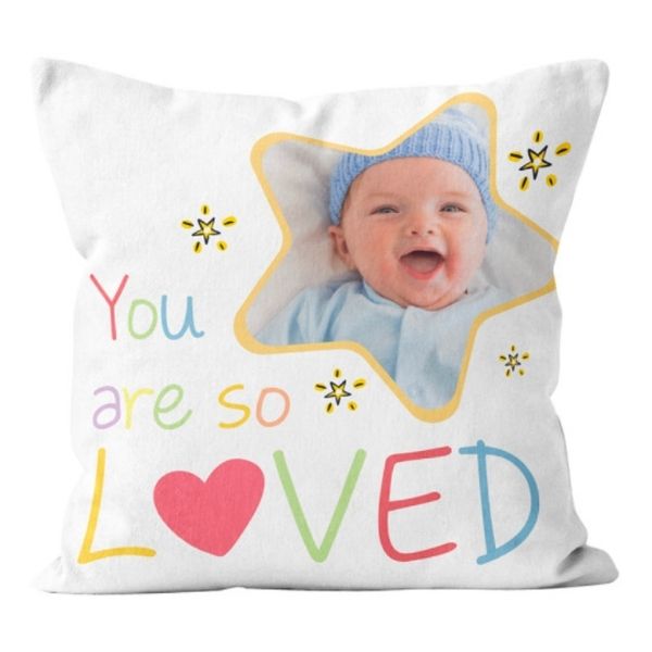 You Are So Loved Personalized Baby Pillow