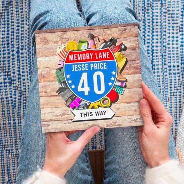 40th Birthday Gifts for Women Personalized Birthday Book