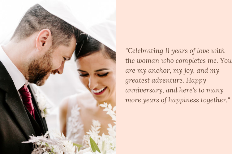 Best 11th Wedding Anniversary Quotes for Wife